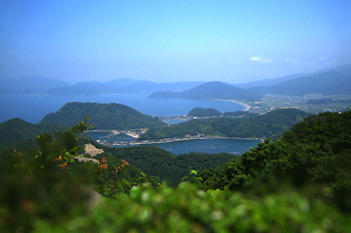 三方五湖の眺望